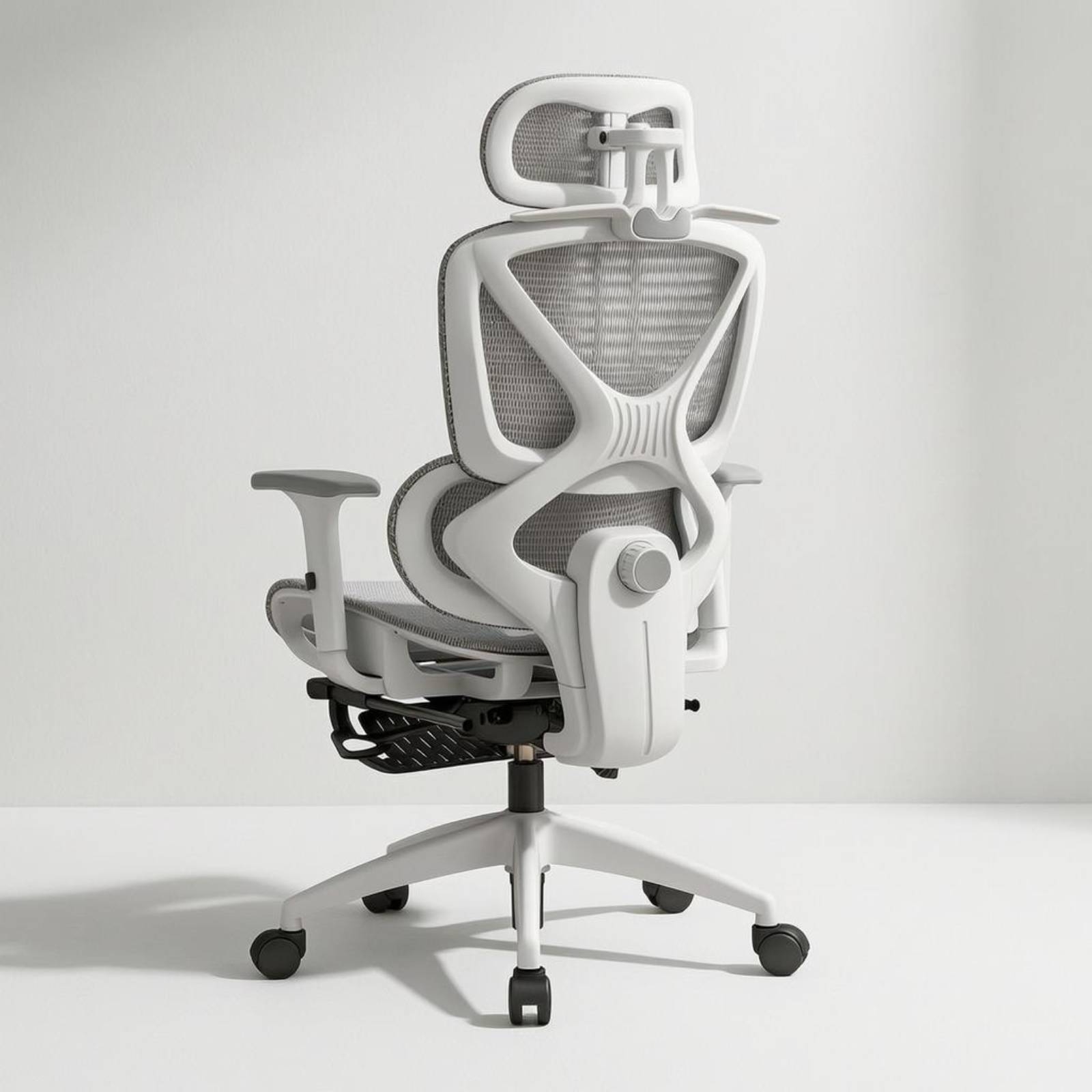 Office Furniture - 등받이 조절 가능한 인체공학적 메쉬 의자,