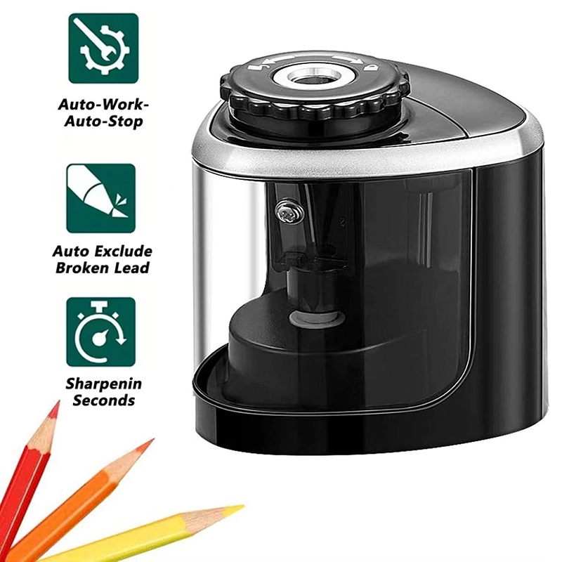 Electric Pencil Sharpener Usb - 자동 연필깎이 데스크탑 전기 연필깎이 6mm-8mm