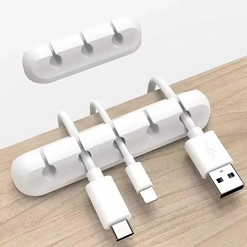 Desk Accessories - 실리콘 USB 케이블 정리대, USB 충전